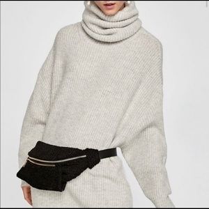 Zara Oversized Turtleneck Sweater